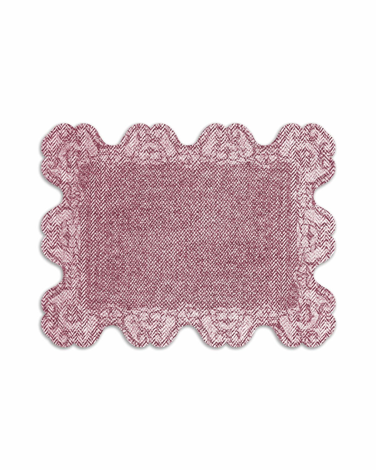 Tovaglietta americana aurora denim jeans rosa