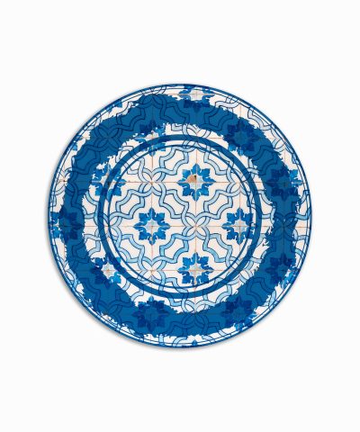 Tovaglietta americana tonda mémoire maiolica