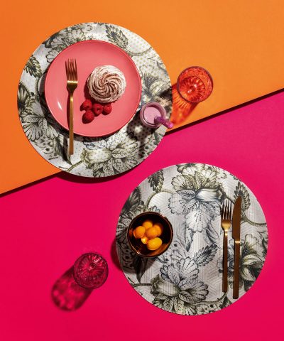 sottopiatti pixie fiori argento oro
