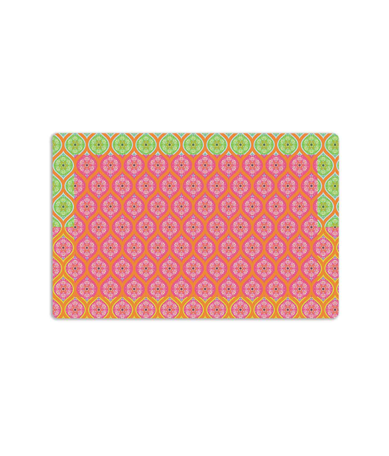 tovaglietta americana gipsy bandana rosa arancio verde