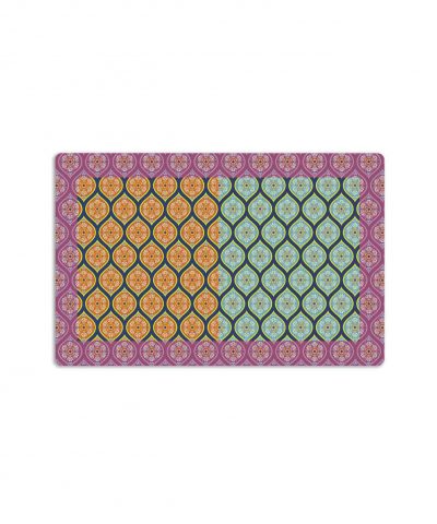 tovaglietta americana gispy bandana viola azzurro arancio