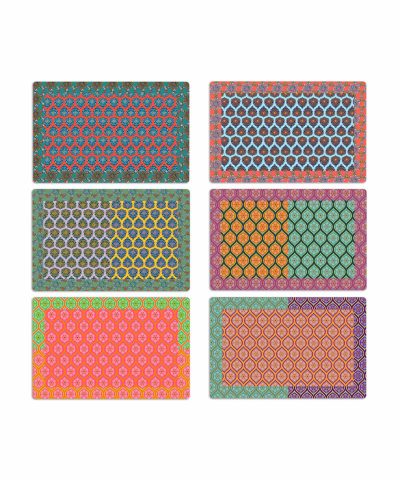 tovagliette americane gipsy set colori bandana