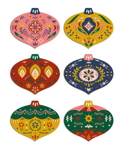 Tovaglietta Jingle - Set palline
